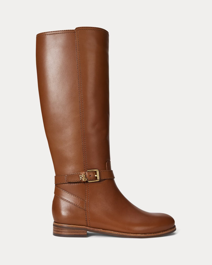 Lauren Ralph Lauren Brooke II Calfskin Tall Boot | Tan