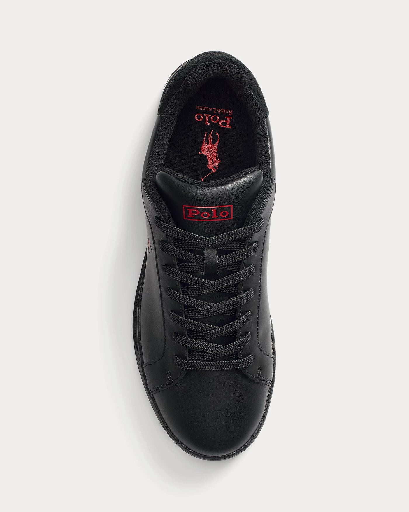 Ralph Lauren Heritage Court II Trainer | Black