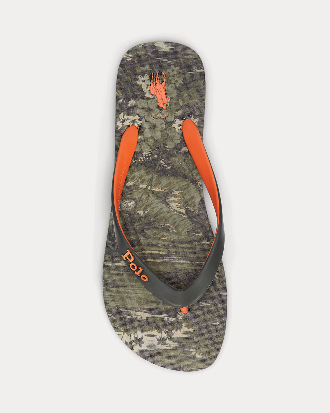 Ralph Lauren Women's Bolt Print Flip-Flop | Orange Scenic