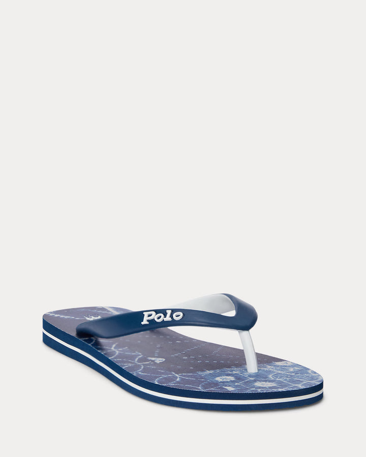 Ralph Lauren Women's Bolt Print Flip-Flop | Indigo