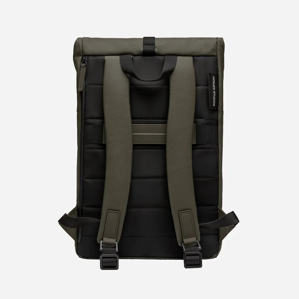 Horizn Studios SoFo Rolltop Backpack X Water-sealed cotton canvas | Olive