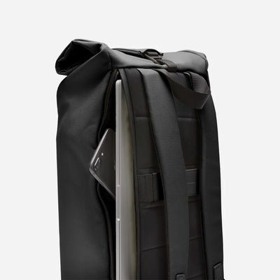 Horizn Studios SoFo Rolltop Backpack Water-sealed cotton canvas | Black