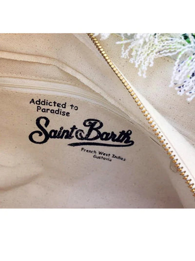 MC2 Saint Barth Vanity Borsa Canvas Bag | Navy/Ecru