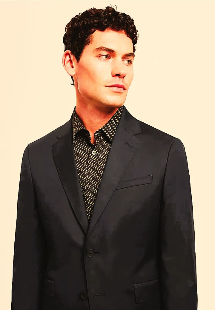 Ted Baker Saisonj Slim Fit Wool Blend Suit With Stretch | Black