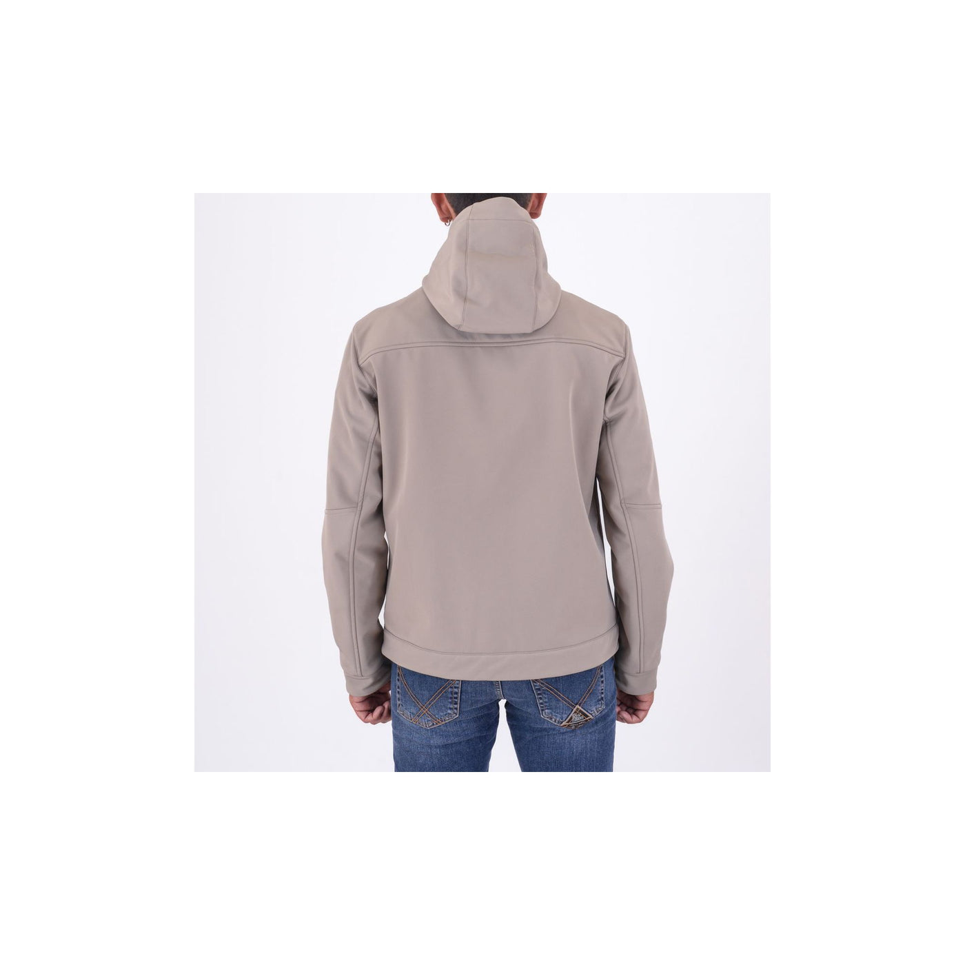 Paul & Shark Re-shark shell Save the Sea Jacket with Moon Badge | Beige