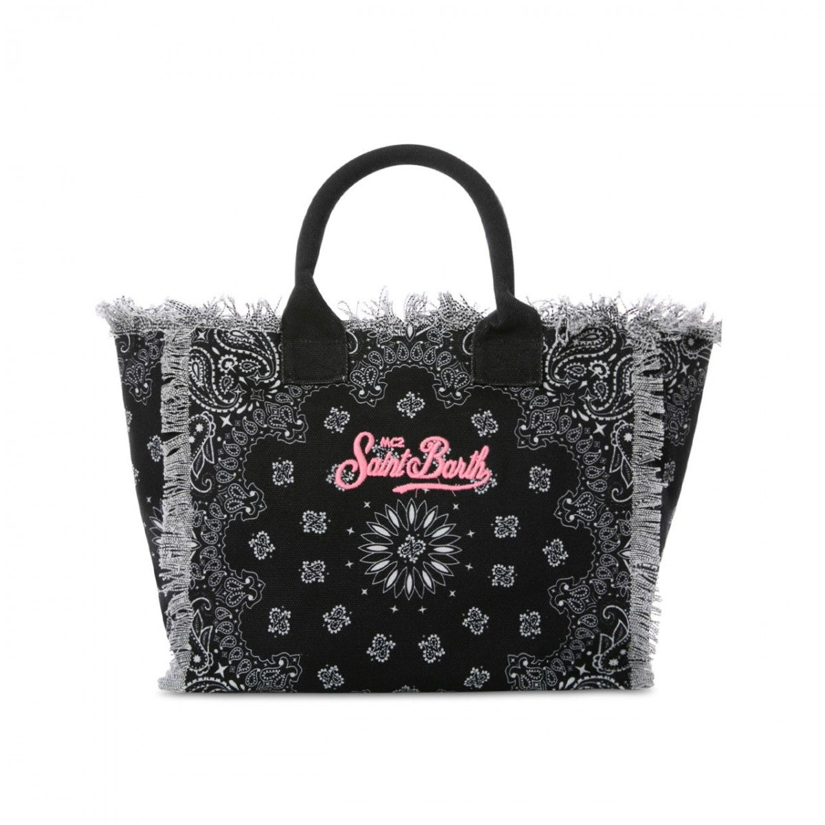 MC2 Saint Barth Vanity Canvas Bag | Black/Multi