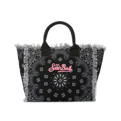 MC2 Saint Barth Vanity Canvas Bag | Black/Multi