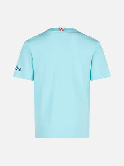 MC2 Saint Barth Cotton T-shirt | Turquoise