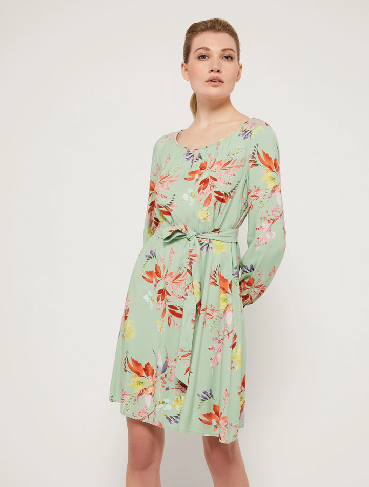 Penny Black Viscose Sable Dress | Sagre Green