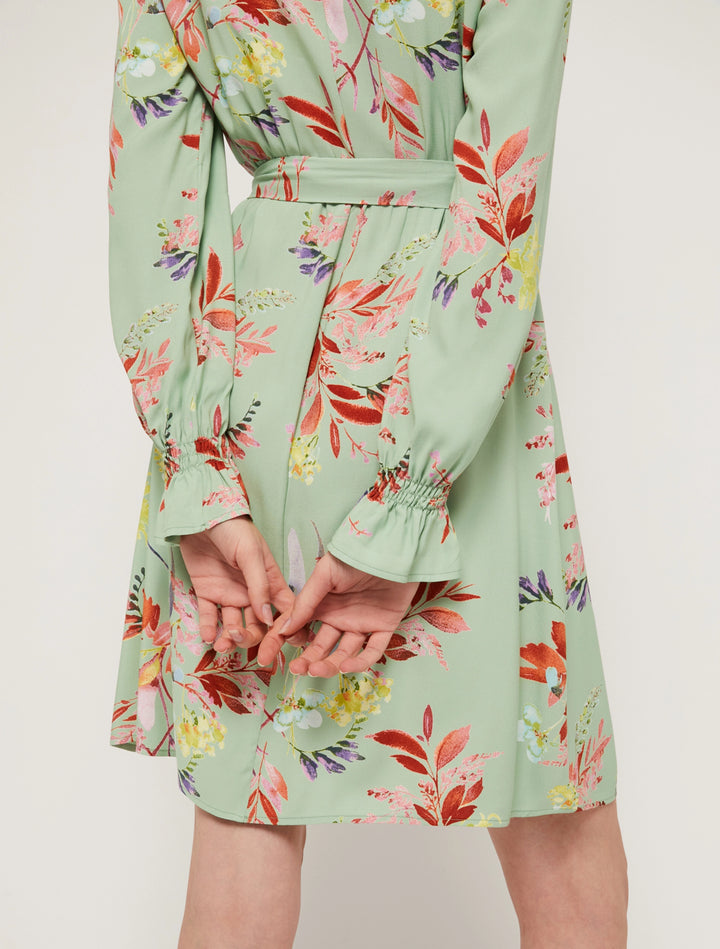Penny Black Viscose Sable Dress | Sagre Green