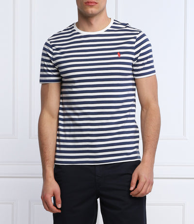 Ralph Lauren T-shirt with Stripes | Navy / White