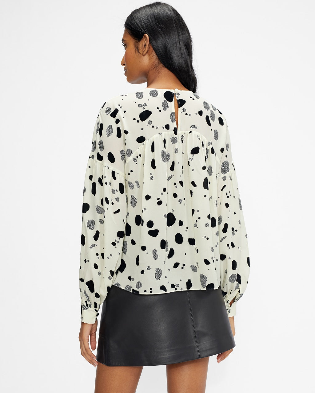 Ted Baker Dannica Yoke Detail Top | Natural