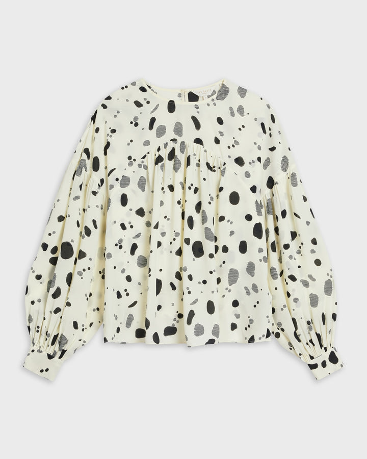 Ted Baker Dannica Yoke Detail Top | Natural