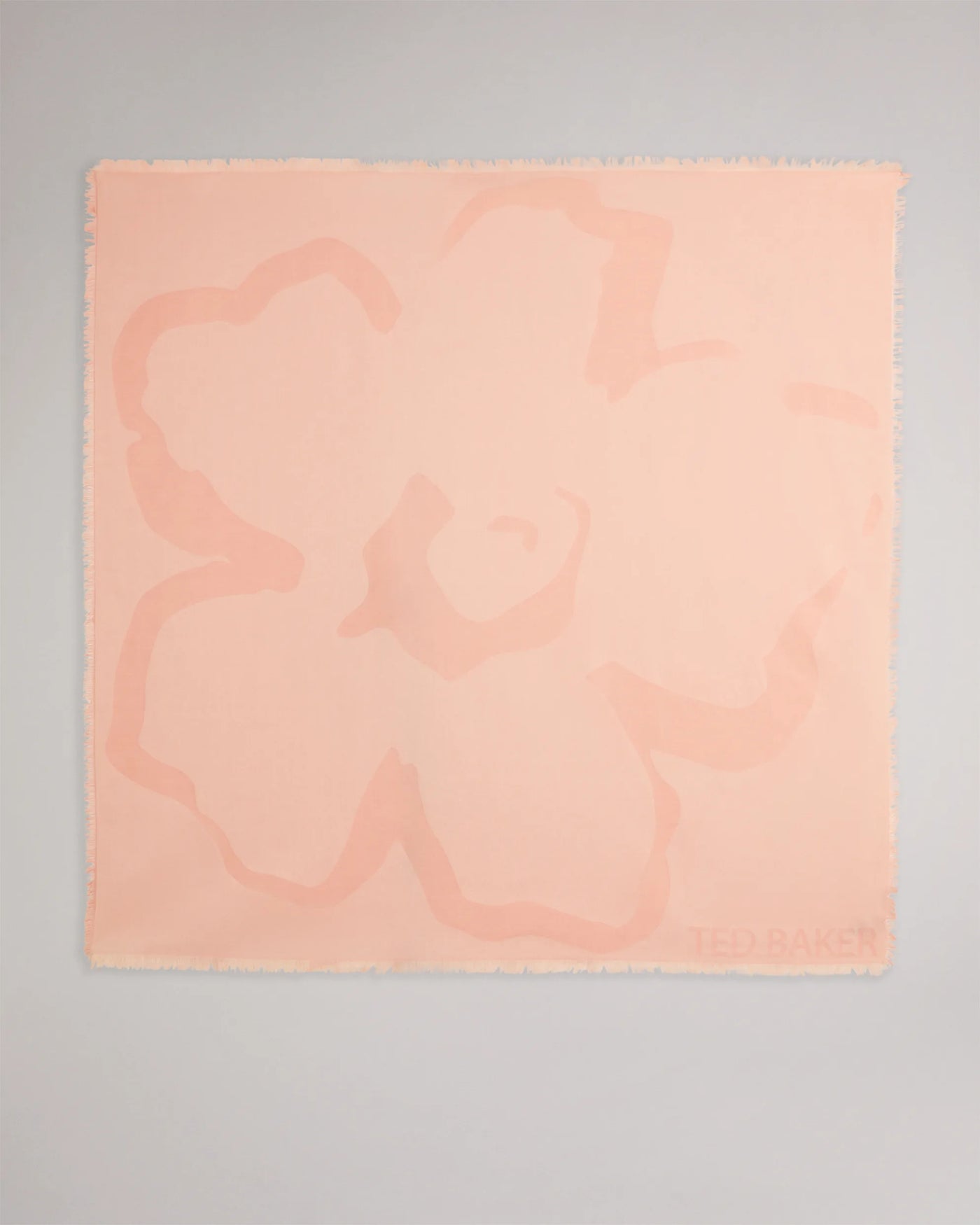 Ted Baker Kemila Magnolia Large Square Scarf | Pink