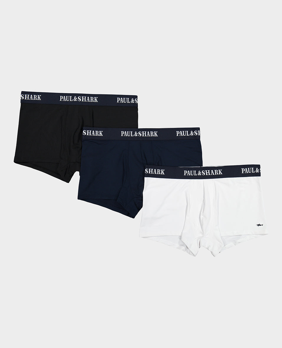 Paul & Shark Boxers 3-Pack | Navy / Black / White