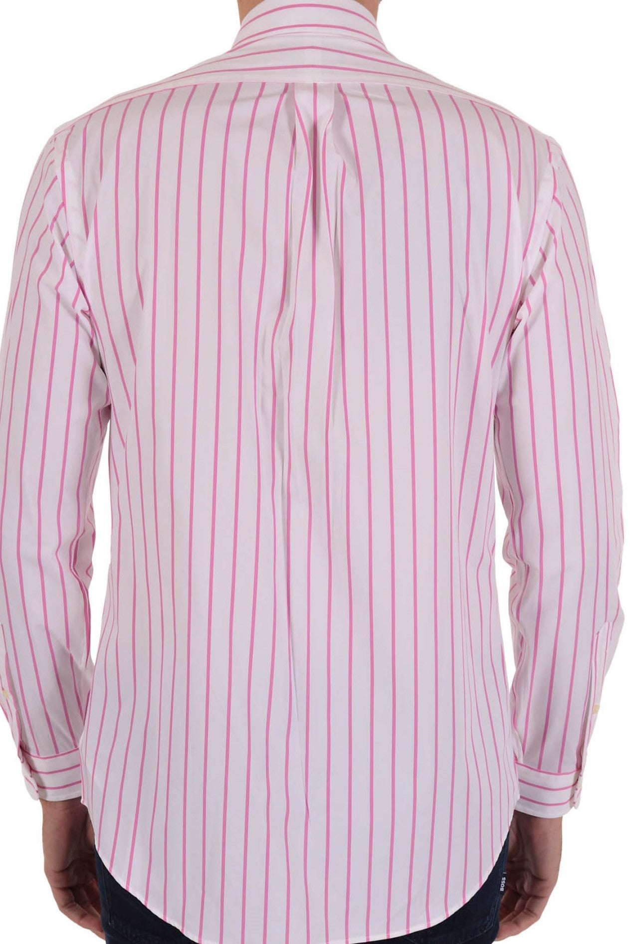 Ralph Lauren Shirt with Stripes | Resort Rose / White