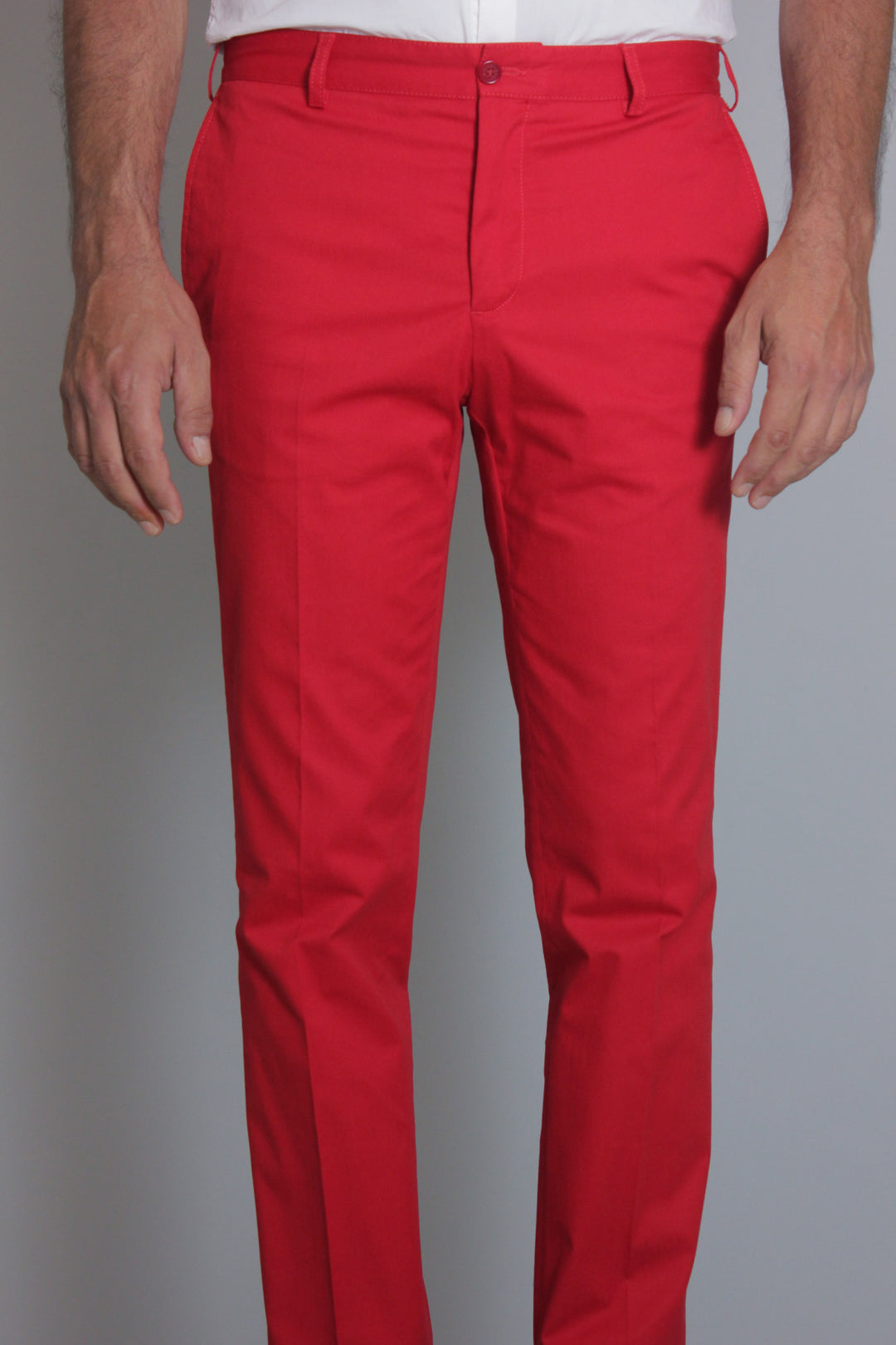 Paul & Shark Trousers with Flags Shark Fit | Red