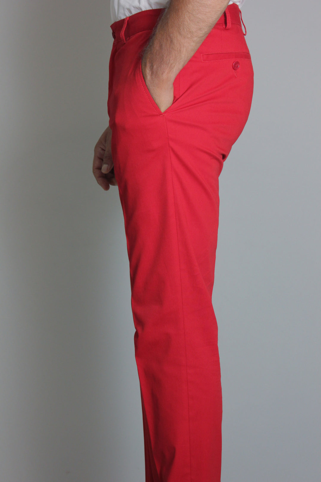Paul & Shark Trousers with Flags Shark Fit | Red
