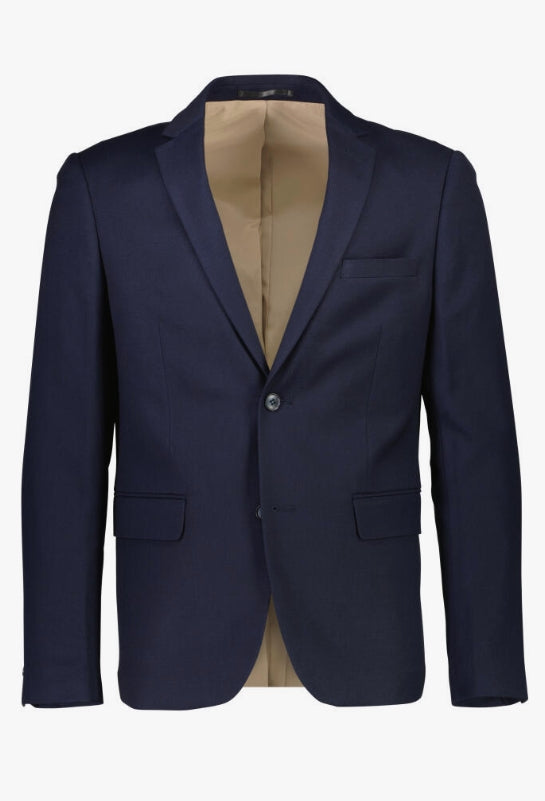 Lindbergh Structure Superflex Suit Slim Fit | Navy