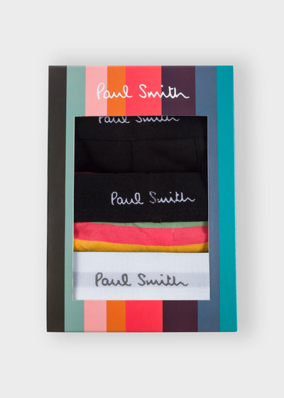 Paul Smith Boxer 3 Pack | Black / White / Multicolor