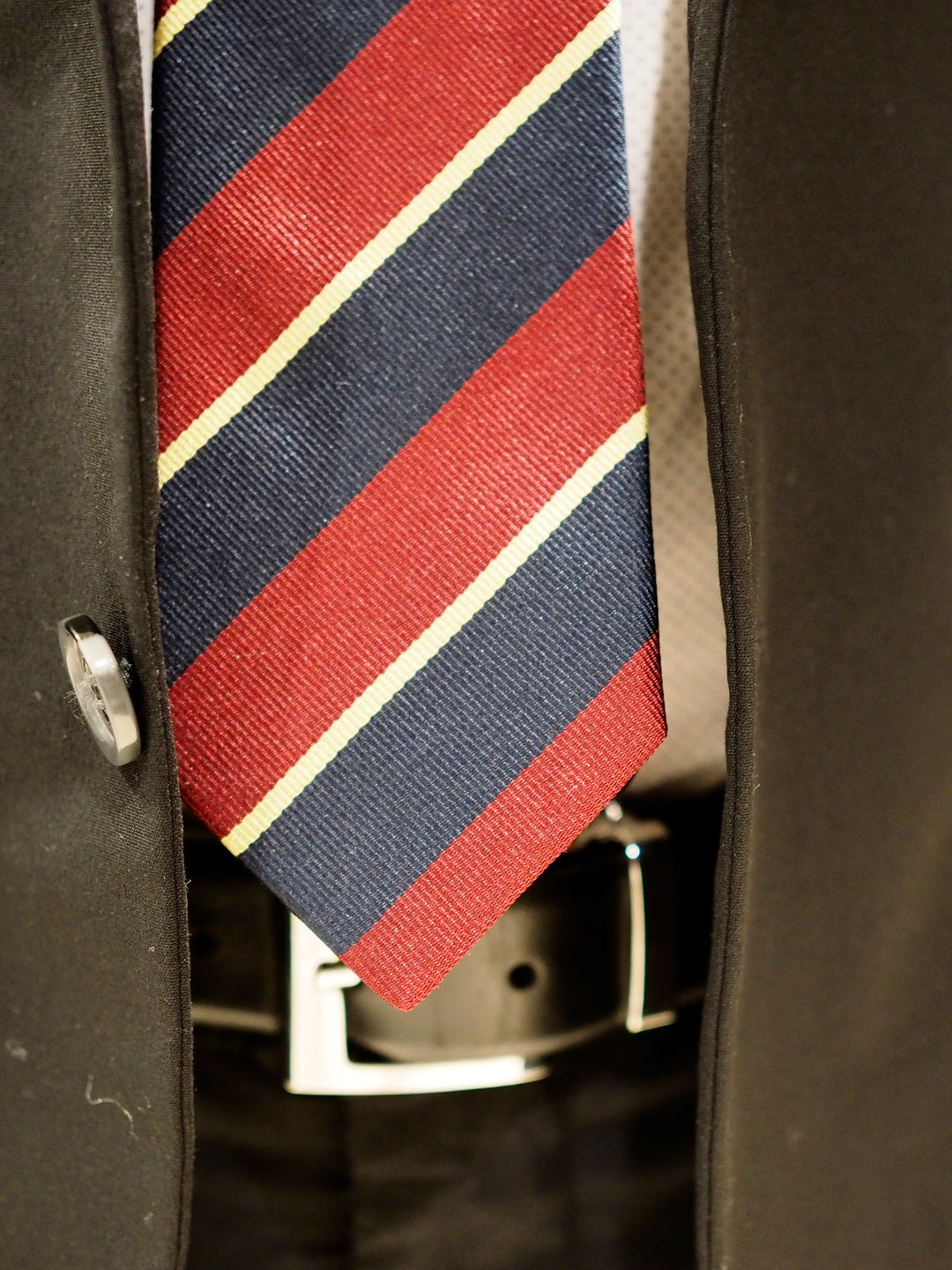 Lanvin Tie Silk | Red / Navy