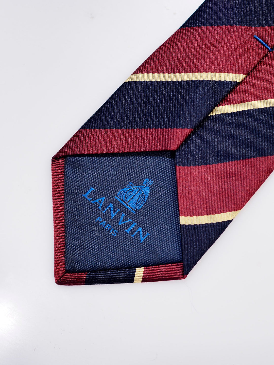 Lanvin Tie Silk | Red / Navy