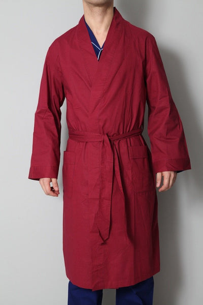 Derek Rose Men's Dressing Gowns Derek Rose Dressing Gown | RED