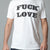 HTC Men's Tshirt HTC T-shirt Fuck Love | WHITE