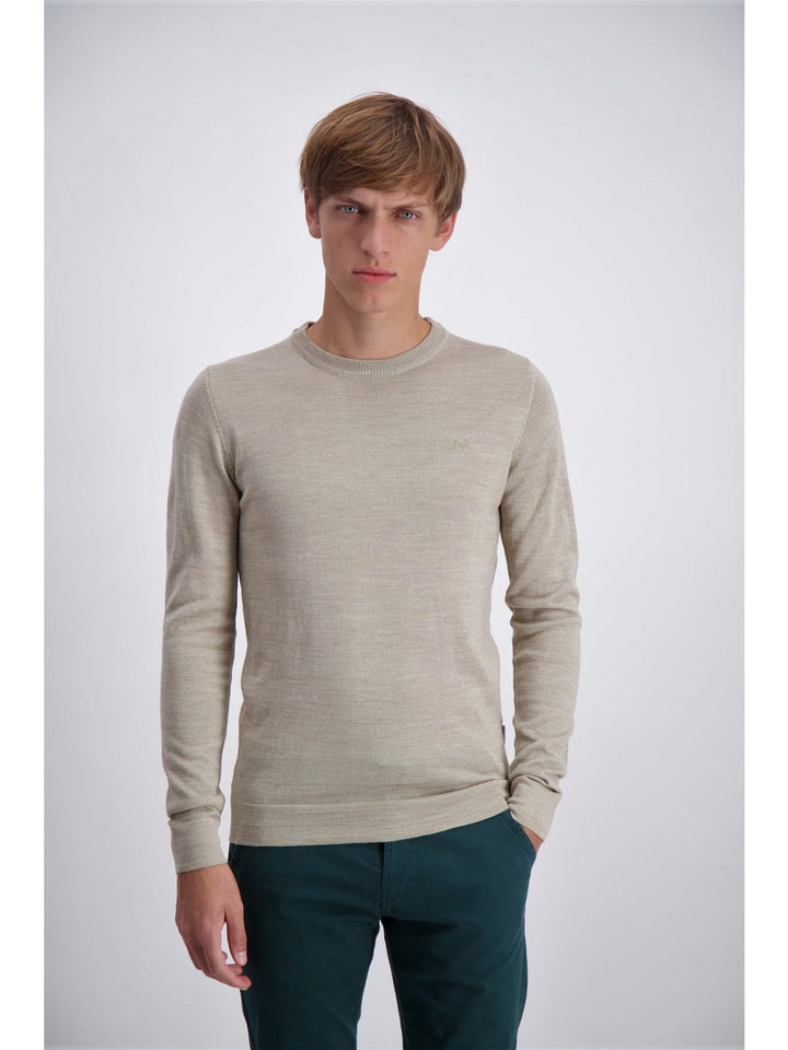 Lindbergh Sweater Roundneck | Dark Sand