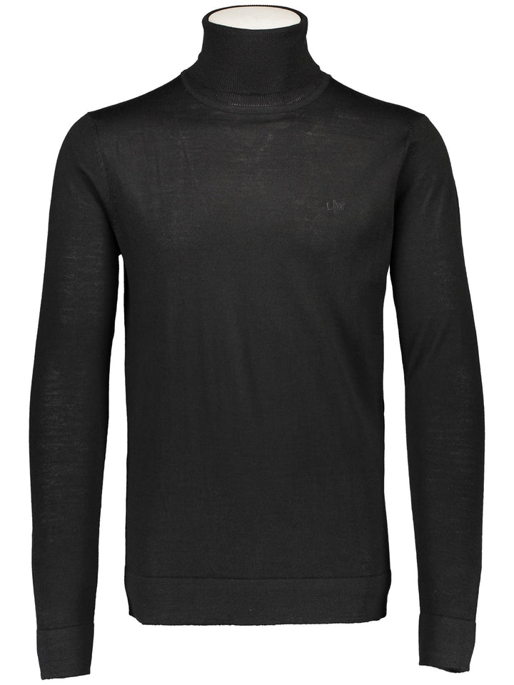 Lindbergh Sweater Roll neck | Black