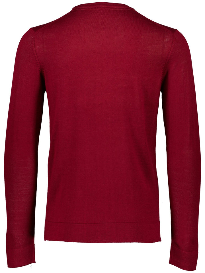 Lindbergh Sweater Roundneck | Dark Red