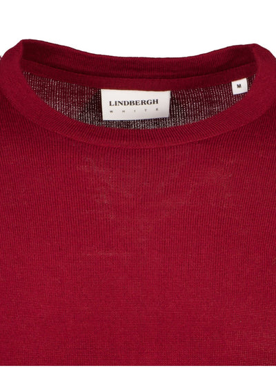 Lindbergh Sweater Roundneck | Dark Red