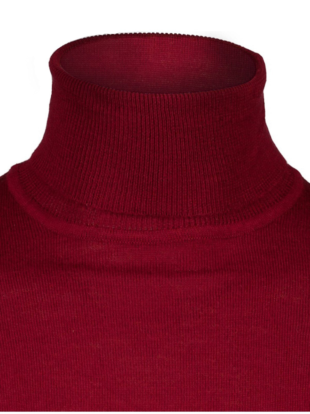 Lindbergh Sweater Roll neck | Dark Red