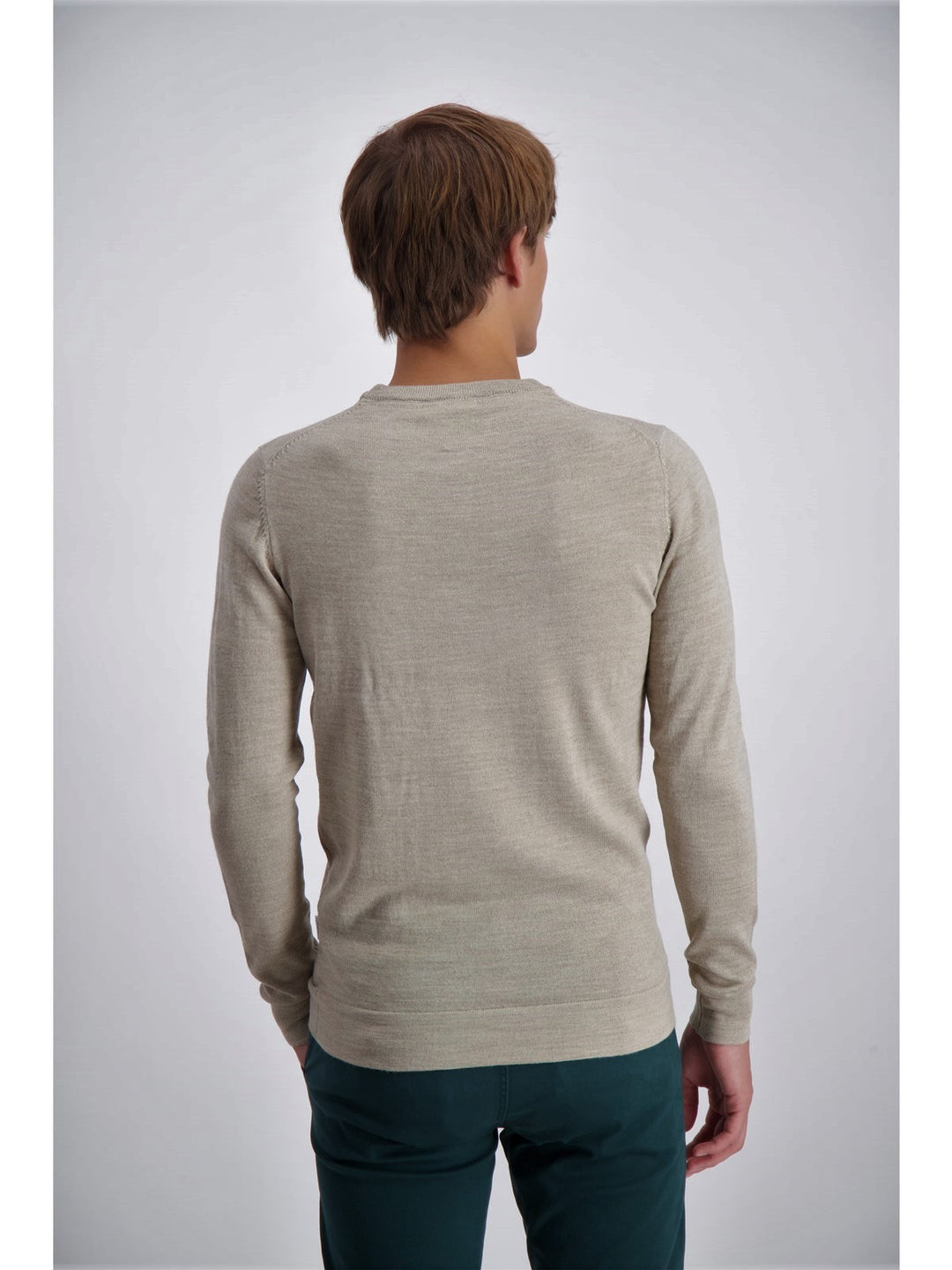 Lindbergh Sweater Roundneck | Dark Sand