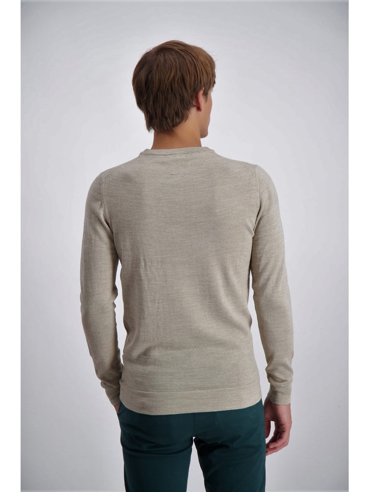 Lindbergh Sweater Roundneck | Dark Sand