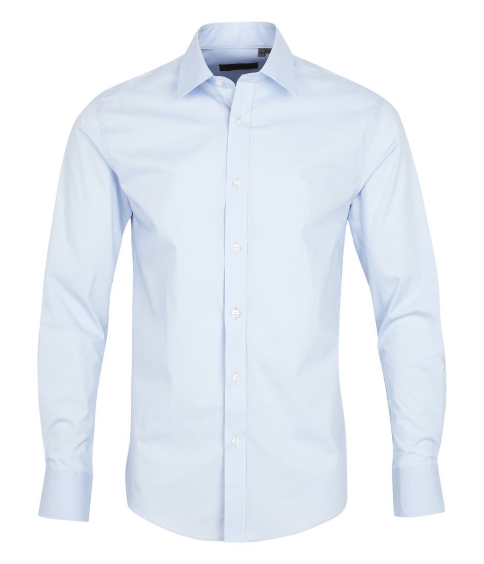 Lindbergh Men's Shirt Lindbergh Shirt Stretch | LIGHT BLUE