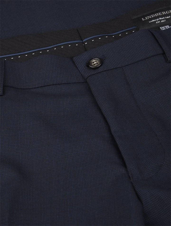 Lindbergh Men's Trousers Lindbergh Trousers Small Checked | BLUE