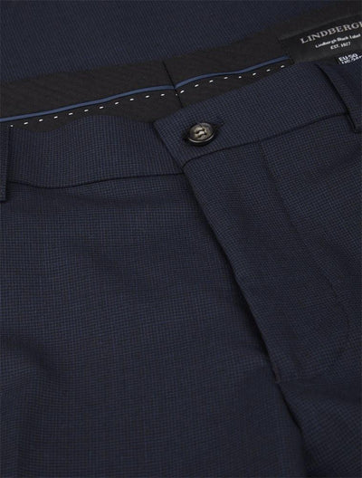 Lindbergh Men's Trousers Lindbergh Trousers Small Checked | BLUE