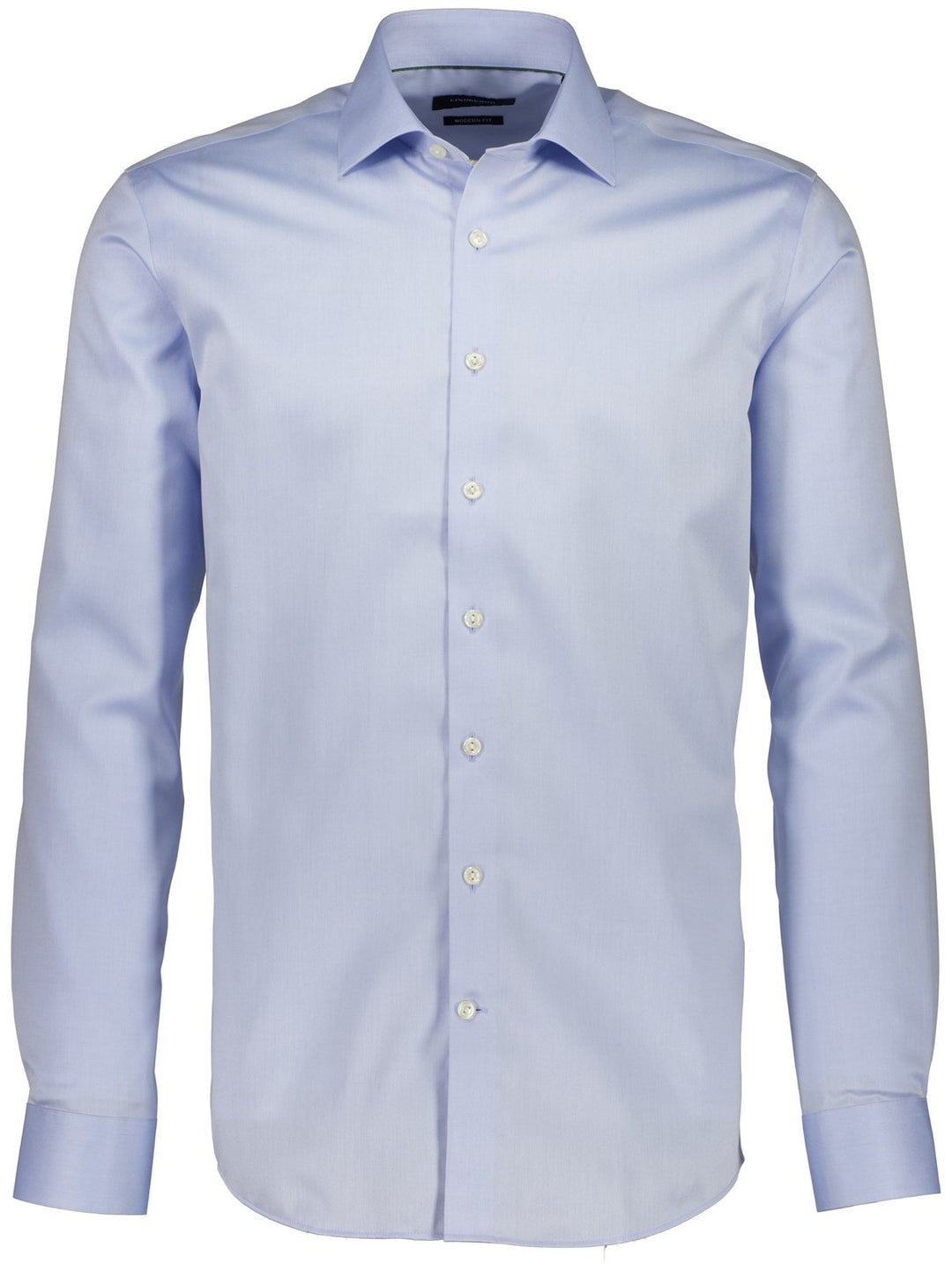 Lindbergh Plain Fine Twill Non Iron Stain Resistant Shirt | Light Blue