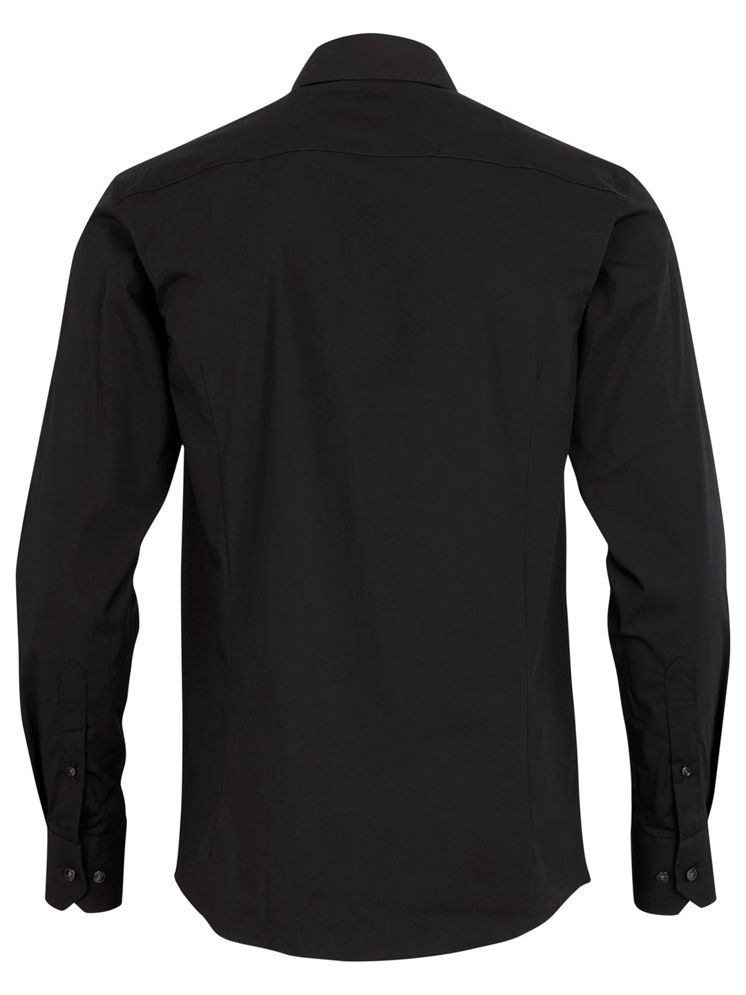 Lindbergh Plain Fine Twill Non Iron Stain Resistant Shirt | Black