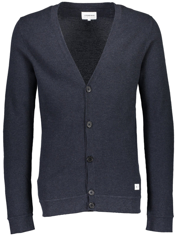 Lindbergh Cardigan | Navy Mel
