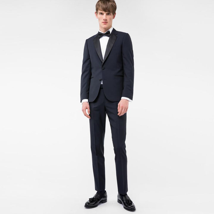 Paul Smith Men's Shirt Paul Smith Shirt Tailored-Fit Pleat-Front Cotton Evening | WHITE