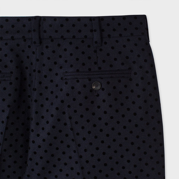 Paul Smith Women's Trousers Paul Smith Trousers Flocked Polka Dot | NAVY