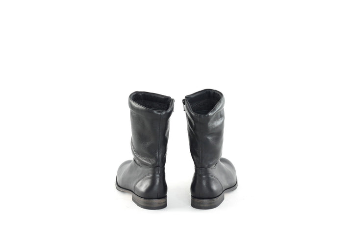 Royal Republiq Women's Shoes Royal Republiq Boots Ave Cross EQ Mid | BLACK