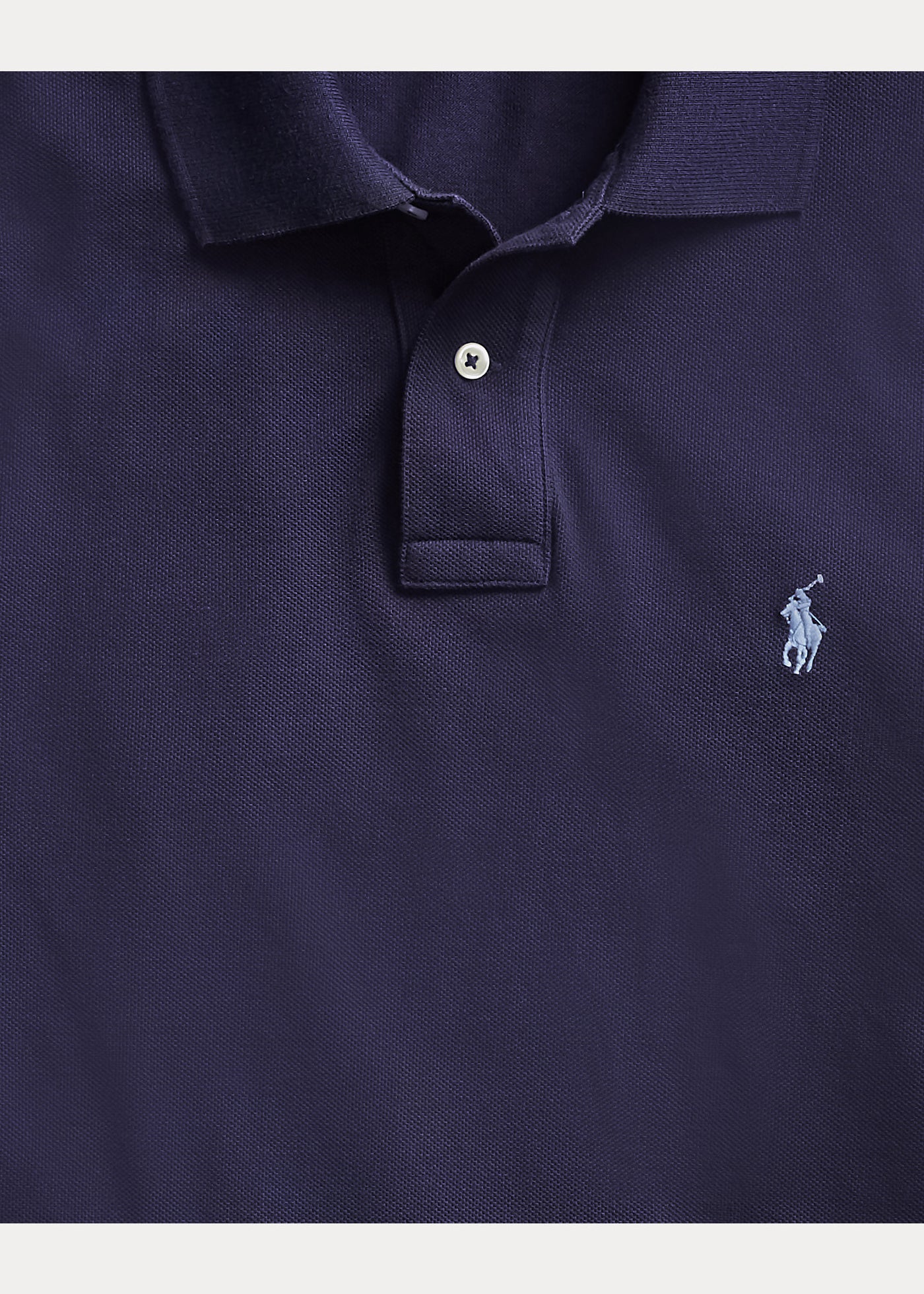 Ralph Lauren Custom Slim Fit Mesh Polo Shirt | Newport Navy