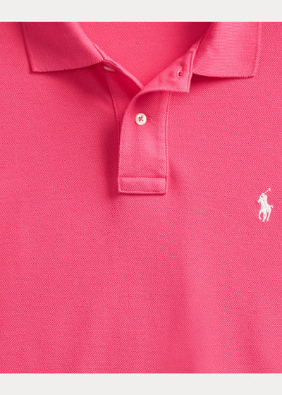 Ralph Lauren Custom Slim Fit Mesh Polo Shirt | Hot Pink