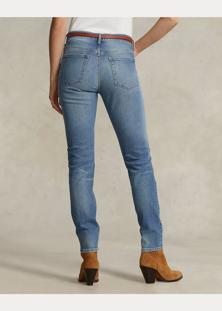 Ralph Lauren Mid-Rise Skinny Jeans | Antares Wash