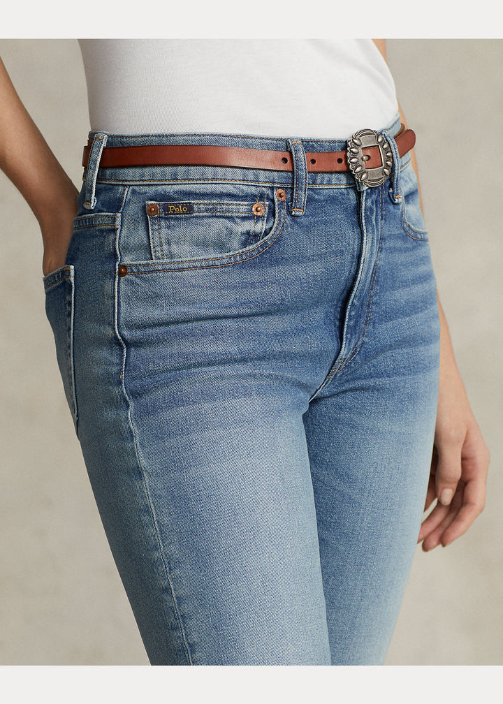 Ralph Lauren Mid-Rise Skinny Jeans | Antares Wash