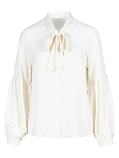 Anonyme Shirt with Bow | White